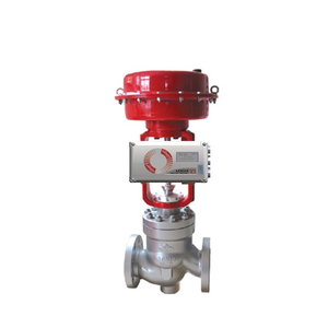 Electric Control Valve with Actuator Flowserve Positioner 520MD OEM Base 24VDC Carbon Steel - Product Image 1