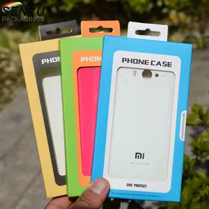 Paquete de caja para iphone caso caja de embalaje de papel para el caso de iphone