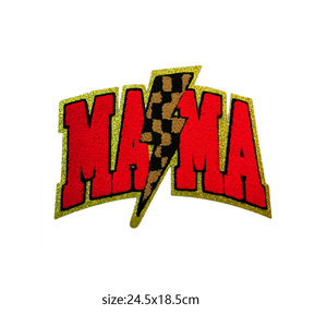 New Design Black History Chenille Patches Large Iron on <strong>Mama</strong> Patch for t Shirt <strong>Hoodies</strong> - Product Image 5
