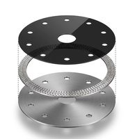 Disque de découpe diamanté pour carrelage en porcelaine, super fin, brasé, multifonction