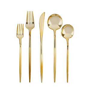 Conjunto de Talheres para Festa, Kit de Talheres de Plástico para Viagem, Conjunto de Talheres Personalizado para Casamento - Product Image 1