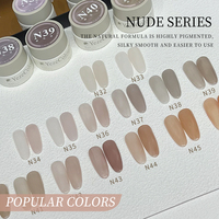 YEZE Couleurs OEM/ODM Vente en Gros 46 Couleurs Vernis à Ongles Gel 5g DIY Marque Privée Kit de Vernis à Ongles Gel UV de Haute Qualité