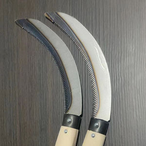 Faucille en acier au carbone et en acier inoxydable, outil de coupe pour le jardinage, faucilles en acier au carbone - Product Image 6