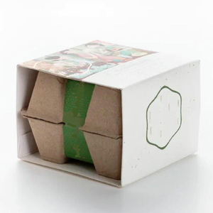 Bandeja cosmética de lujo personalizada Caja de perfume Caja de pulpa moldeada de pulpa de papel reciclado biodegradable con funda de banda impresa - Product Image 3
