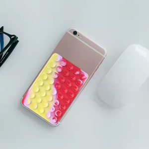 Hot Single Side Adsorption Silicone Mobile Phone Stand Non-slip Suction <b>Fidget</b> Toy Mobile Phone Cover Sticky Grip - Product Image 5