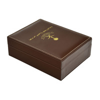 Boîte à récompenses rectangulaire de style moyen-oriental en cristal, en bois/MDF, personnalisable avec gravure laser et plateau en flanelle, souvenirs
