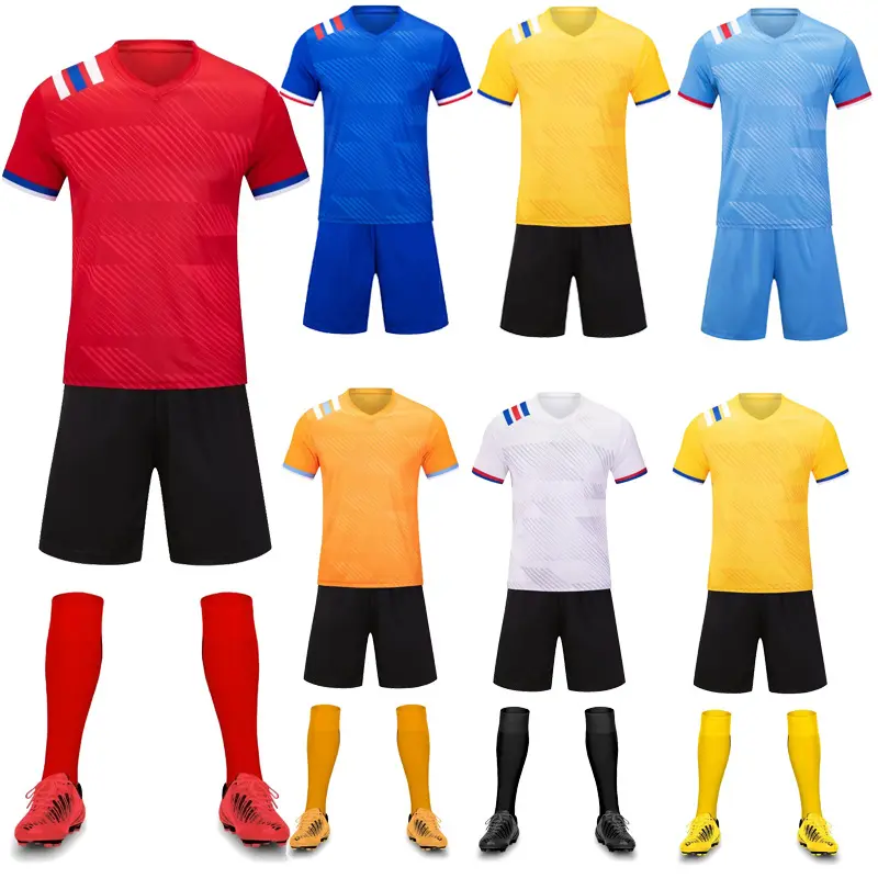 2024 nuovo design per personalizzare maglia da calcio in bianco maglia da calcio di alta qualità uniforme da calcio personalizzata