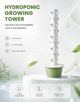 Tour d'irrigation verticale hydroponique automatique Tru-Spring à 9 niveaux avec pompe, anti-UV, multimédia, pour une croissance plus rapide à la ferme, à la maison ou au jardin