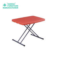 SK-ZDZ-H001 multifonctionnelle petite table pliante compacte portable réglable personnelle pliable