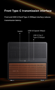 New N5 Mini-ITX Máy Tính Để Bàn Trường Hợp Kim Loại Với Fan 12hdd Hỗ Trợ Nước 240/280 Làm Mát Giữa Tháp Cổ - Product Image 6