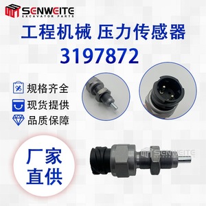 Volvo Excavator Pressure Sensor 3197872 <b>Thread</b> Mount Piezoresistive <b>Gauge</b> Type For Differential Lock Switch - Product Image 5