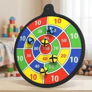Play Safe <b>Dart</b> Toy Washable Magnetic Dartboard 16 Inch Plastic Safety - Product Image 1