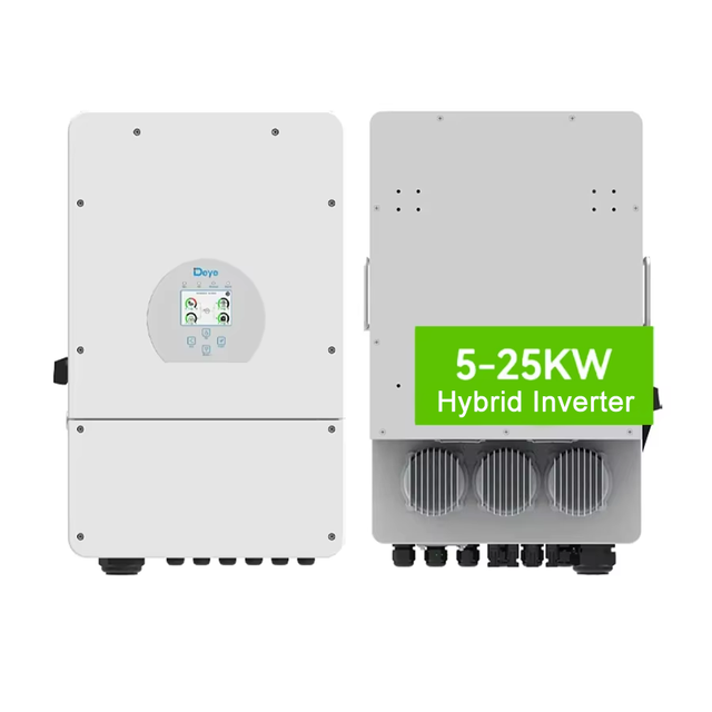 Deye 3Phase High-Efficiency Hybrid Inverter 10kW 12kW Three Phase Low Voltage Inverter Compatibility Smart Monitoring