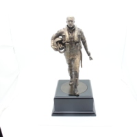 Sculpture de trophée en métal personnalisée QIHUI, statue, modèle de portrait DIY, design personnalisé, sculpture décorative
