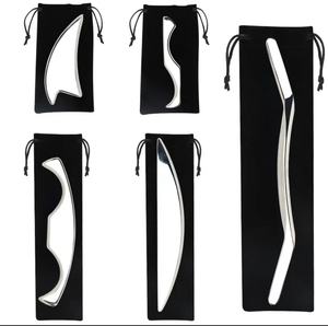 5 buah pisau Fascia baja tahan karat Set lima buah pisau lepas Myofascial dengan kotak mewah - Product Image 4