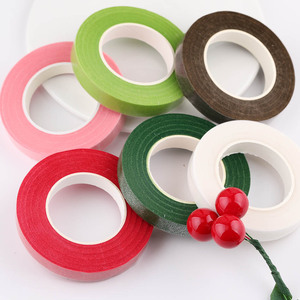 Solid Color Floral Tape Colored Paper Tape DIY Handmade <b>Tiebacks</b> Telescopic Flower Stem Wrapping Tape Middle Size Random Colors - Product Image 3