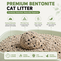 Arena para Gatos de Bentonita Granular de Bajo Contenido de Polvo, Suministro Directo de Fábrica al por Mayor para Mayoristas de Productos para Mascotas