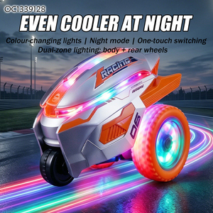 Nuevo <span class=keywords><strong>Mini</strong></span> Auto de Acrobacias Eléctrico a Control Remoto con Luces - Product Image 4