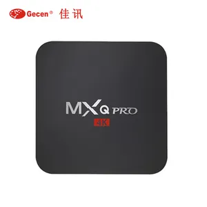 高品质的智能电视机顶盒安卓10.1电视机顶盒的mxqpro 3D 4K 1080P媒体播放器WIFI (覆盖酒店IEEE 802.11b/g/n 2.4G电视盒