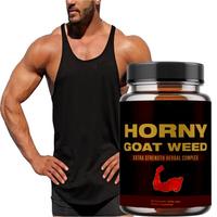 Capsules de Horny Goat Weed à marque privée avec Icariin, soutien naturel à base de plantes pour la performance et l'endurance masculine, vente en gros ODM