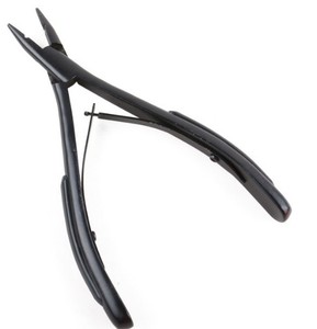 Outils d'extension de cheveux noirs mats en gros, kit de pinces à extension de cheveux en acier inoxydable durable avec fil, clips et <span class=keywords><strong>perles</strong></span> - Product Image 6