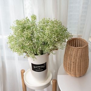 CallaFloral Ramo de Flores Artificiales de Gypsophila Blancas y Verdes de Plástico para Decoración de Bodas, Manualidades y Estilo INS Transfronterizo - Product Image 1