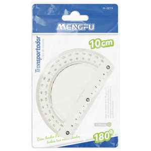 Goniometro da 10cm 180 gradi forniture di disegno preciso per la misurazione dell'angolo - Product Image 1