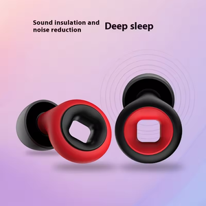 Bouchons d'oreilles réutilisables en silicone souple CM Healthcare Supply 30dB, étanches, avec étui, réduction du bruit pour le sommeil - Product Image 3