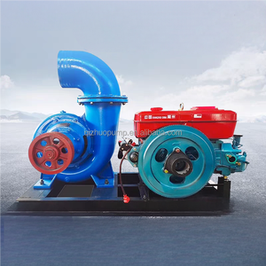 Customizável 15-25hp Fazenda Bomba 15kw Alto Fluxo Misturado Irrigação Impulsor De Aço Inoxidável Controle Totalmente Automático Diesel/Elétrico - Product Image 5