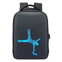 Mochila LED Inteligente Programable con Control por Aplicación, Resistente al Agua IP54, a Todo Color, 1080P, 1000cd, 3840Hz, Legible Bajo la Luz Solar