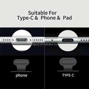 Chống Mất <span class=keywords><strong>Silicone</strong></span> Bụi Cắm Điện Thoại Phổ Bụi Bìa Cho Micro <span class=keywords><strong>USB</strong></span> Loại C Sạc Cổng Cho iPhone Phụ Kiện Bảo Vệ - Product Image 6