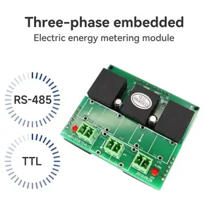 Трехфазный измеритель мощности, напряжение, потребление тока, цифровой электрический 3 трехфазный Интеллектуальный измеритель энергии, модуль с Rs485 Modbus