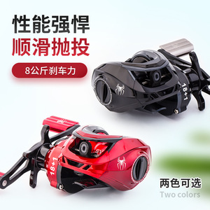 Carrete de pesca Baitcasting de metal con 18+1 rodamientos de bolas, carrete de pesca de alta velocidad para pesca con señuelos. - Product Image 4