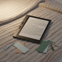 Perangkat E-Book Multimedia E-Reader Layar Warna 7-inci Bahasa Inggris dengan Pemutar Musik 512M RAM + 16GB Opsional 2+32