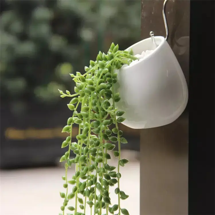 ao ar livre indoor mini vasos de flores/pequena casa decoração do jardim de cerâmica plantadores de suspensão