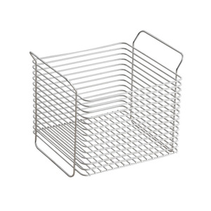 Stainless Steel Stackable Storage <b>Basket</b> Rectangle Easy Cleaning Countertop Sink Drain Vegetable Rack Food Container - Product Image 1
