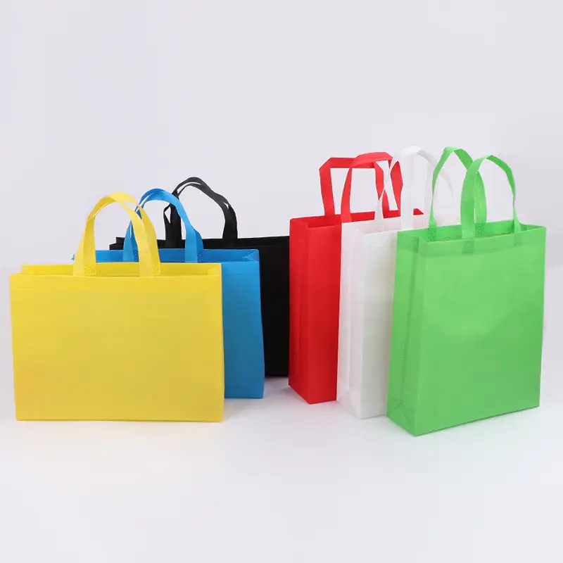 Customized Logo Printed metallic bag tote reusable shop bag non woven metallic Laminated PP Non Woven gift tote Bag