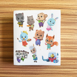 Pegatina Adhesiva de PVC Impermeable con Diseño de Dibujos Animados e Impresión UV, Se Aceptan Pedidos Personalizados para Regalos y Manualidades - Product Image 5