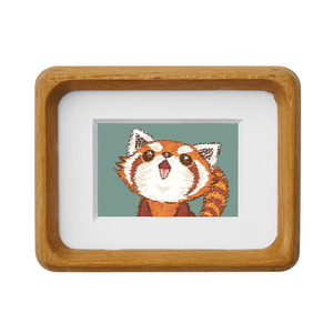 Ludaye teakwood UV in ấn 2 màu sắc biểu tượng tùy chỉnh có thể gập lại thời trang đơn giản dọc Wall Mount thiết kế hiện đại khung ảnh - Product Image 2