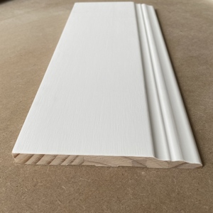 Accessoires de revêtement de sol décoratifs modernes pour l'intérieur de la maison, moulures de plinthe en pin Monterey blanc - Product Image 2