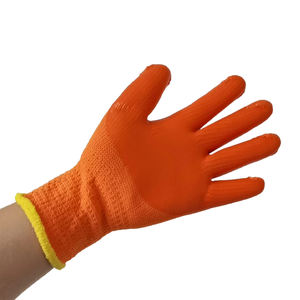 قفازات فاخرة عالية الجودة مطلية باللون البرتقالي وتتميز بالمزودة بمظهر واقٍ وتصميم يوفر حماية كبيرة للرجال وتتميز بقطع تغطية بجودة عالية ومطلية بـ Pvc - Product Image 5