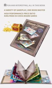 Vente directe d'usine Nouvelle tendance Jeux <span class=keywords><strong>de</strong></span> <span class=keywords><strong>société</strong></span> multifonctionnels 15 en 1 Livre ouvert <span class=keywords><strong>Jeu</strong></span> <span class=keywords><strong>de</strong></span> dames volant Combat <span class=keywords><strong>de</strong></span> bêtes Musique Enfants - Product Image 5