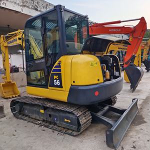 Komatsu รถขุดตีนตะขาบขนาดเล็ก5ตัน PC56-7มือสองพร้อม PC55MR-5ชิ้นส่วนมอเตอร์และเครื่องยนต์ - Product Image 4