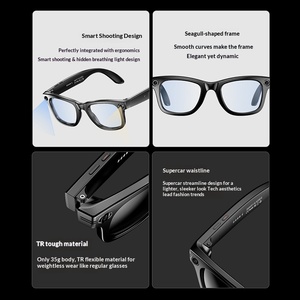 Nuevas Gafas con Cámara Inteligente con IA, Modelo de IA Integrado, Reconocimiento de Objetos, Asistente de Voz, Traducción en Tiempo Real, Navegación AR, Reproducción de Música - Product Image 2