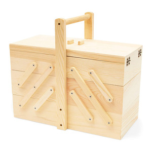 Pliant Filles <span class=keywords><strong>En</strong></span> <span class=keywords><strong>Bois</strong></span> Boîte À Outils De <span class=keywords><strong>Couture</strong></span> - Product Image 5