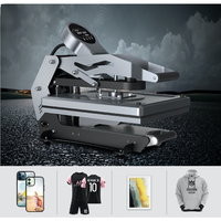 Machine d'impression de t-shirts multifonctionnelle moderne pour la maison Contrôleur LCD intelligent en métal Mécanisme de levier et technologie de sublimation magnétique