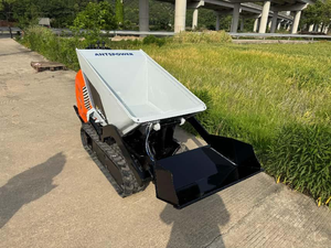 Мини-погрузчик Antspower 2025 на гусеничном ходу, гидравлический дизельный мини-самосвал для транспортировки, для фермерских хозяйств и строительства - Product Image 2