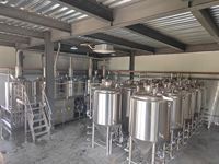 Équipement de brassage de bière artisanale de 1000L, système de micro-brasserie automatique pour brasserie artisanale