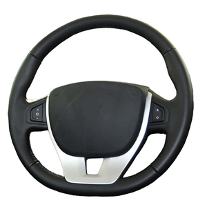 Housse de volant de voiture en cuir synthétique pour Renault Scenic <span class=keywords><strong>3</strong></span> 2013-2015 <span class=keywords><strong>Laguna</strong></span> <span class=keywords><strong>3</strong></span> Coupé 2007-2015 <span class=keywords><strong>Laguna</strong></span> <span class=keywords><strong>3</strong></span> 2007-2015 - Product Image 1