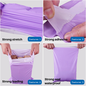 Grand sac plastique étanche et personnalisé, pour le rangement Express, de grande capacité, finition mobile, emballage de courrier, 50 unités - Product Image 4